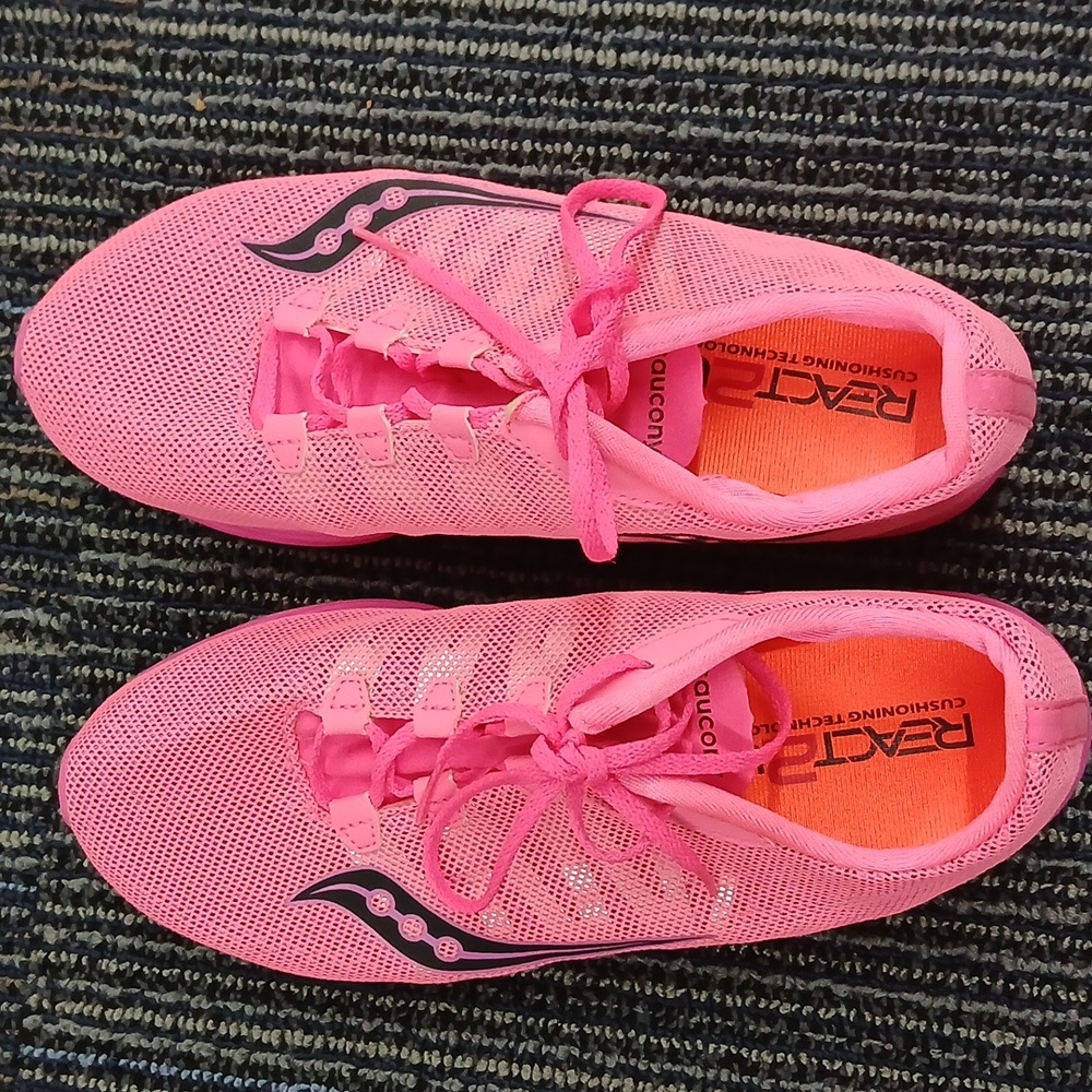 Saucony Women's Vibrant Pink Athletic Shoes Size 7 New - Picture 4 of 6